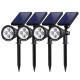 4 Spot Solar Innogear 200 Lumens Externo Jardin Pack x 4